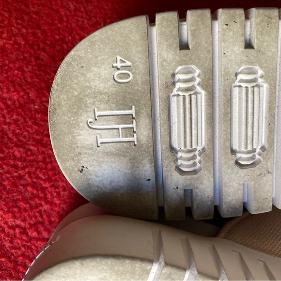 ILSE JACOBSEN Sz 41 Tulip Solid Top Metallic Shimmer Slip On Slide Sandals - Picture 10 of 10